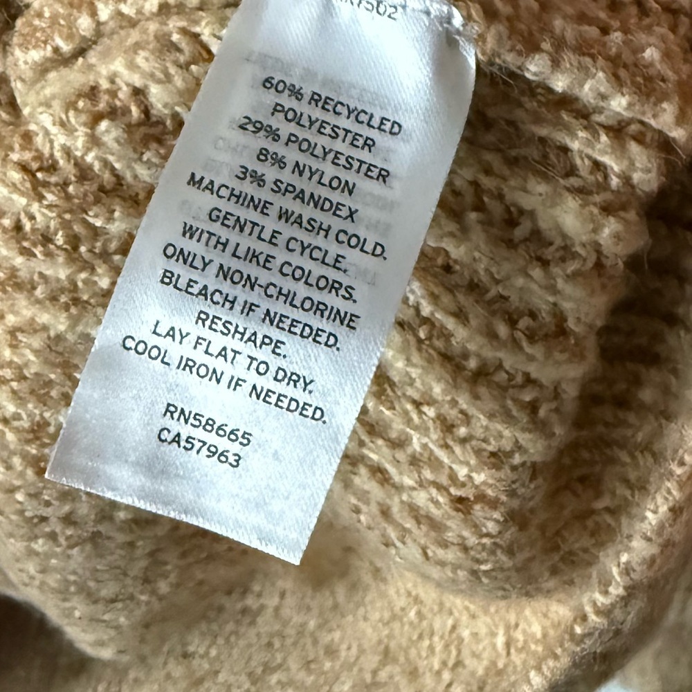 BP|Nordstrom Women’s neutral Tan knit Crewneck Sweater,NWT•••Large,winter staple - Picture 9 of 11